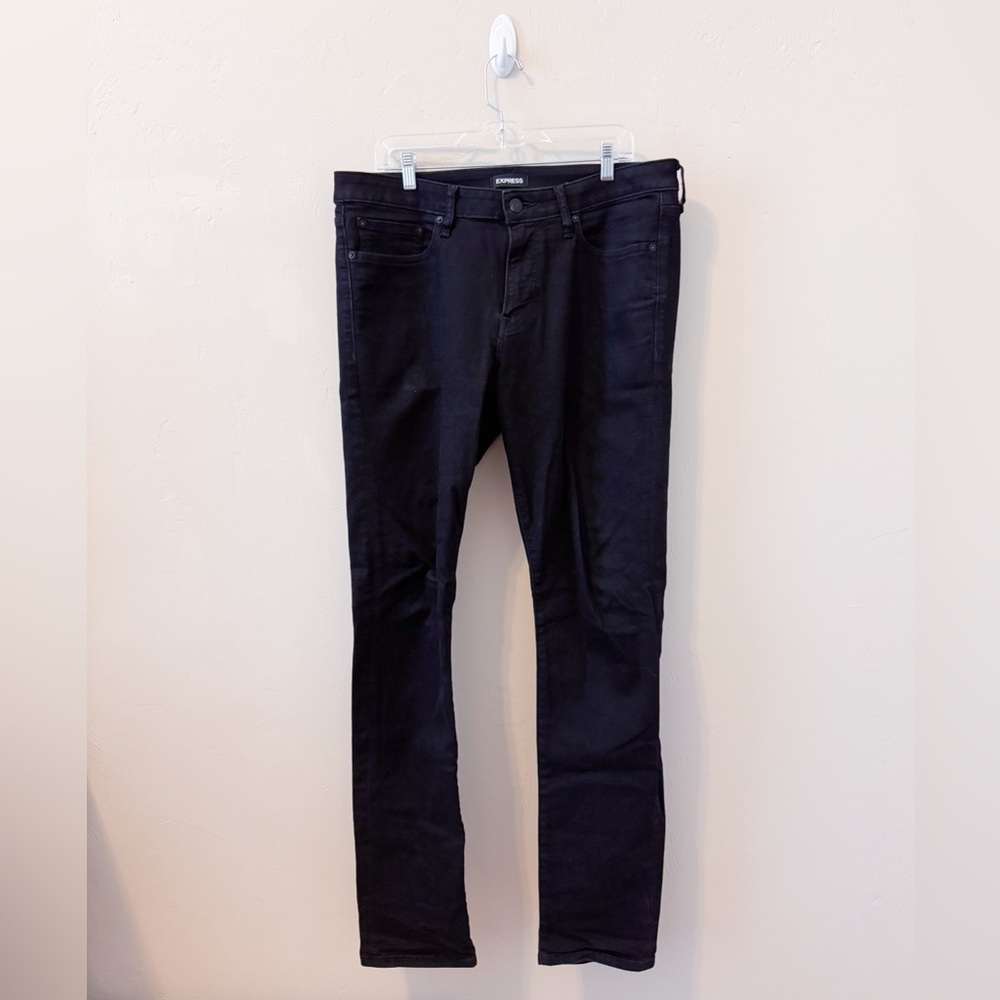 Express Men's Black Slim Jeans